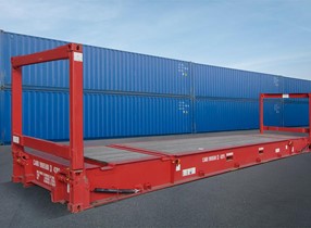 Container chuyên dụng Flat Rack 40 Feet